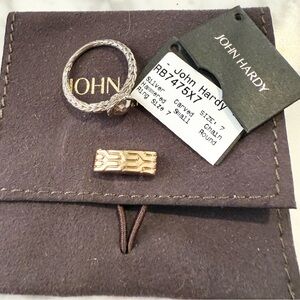 John Hardy Silver Hammered ring size 7